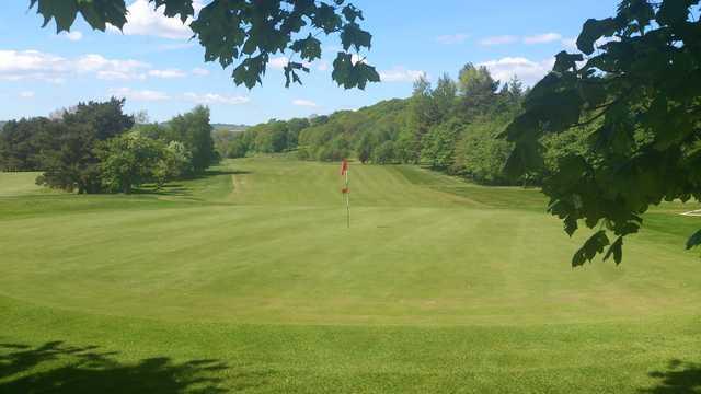 18th green at Keighley Golf Club