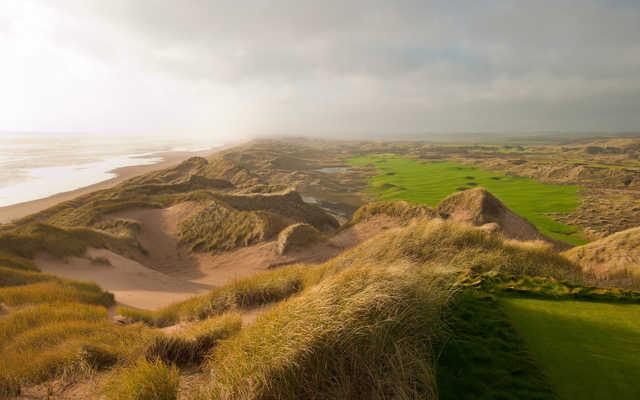 The wonderful dunes at the Trump International Golf Links