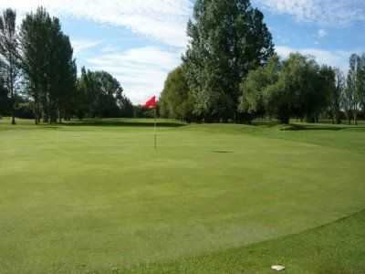 Beautifully manicured green on the 13th hole at Heworth