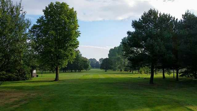 The 2nd hole at Vicars Cross Golf Club