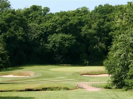 The 9th green at Cardiff Golf Club