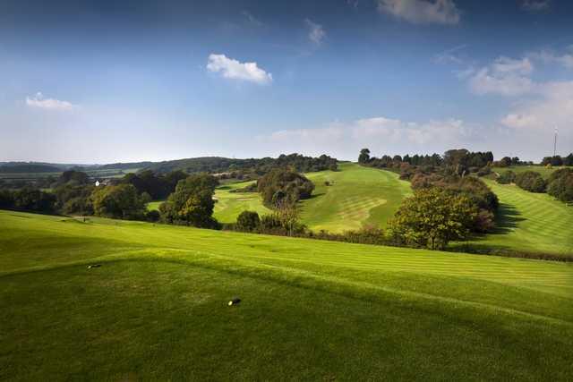Looking out from the 1st tee at Wenvoe Castle Golf Club
