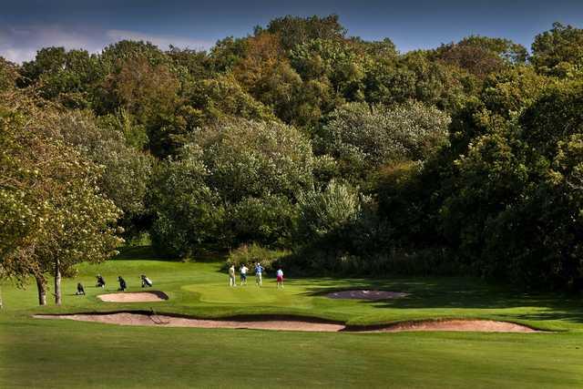 Hole 13 on the Wenvoe Castle Golf Course