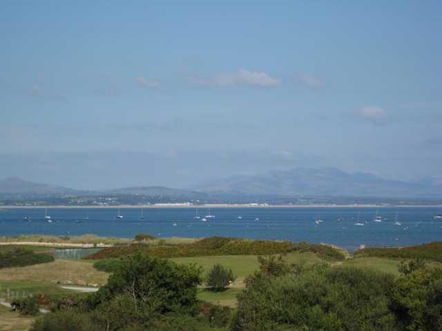 The stunning from the third tee overlooking the sea at Abersoch