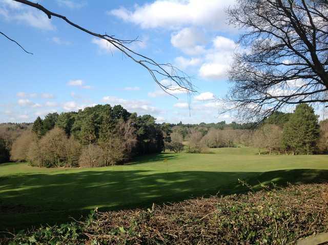 View of the 18th green and back up the fairway at Southampton City Golf Club