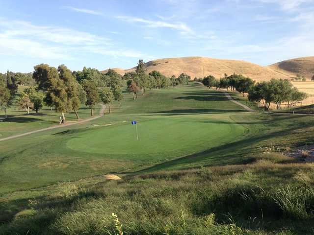 A view of green #3 at Lone Tree Golf Course