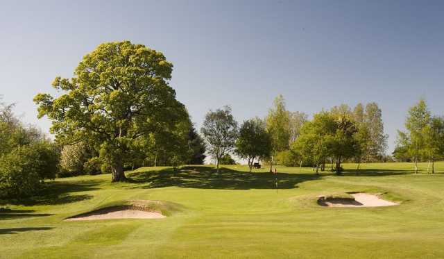 Bunkers on the 11th hole at Dunfermline