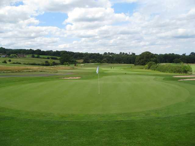 Scenic view of the 2nd back down the fairway at The Astbury