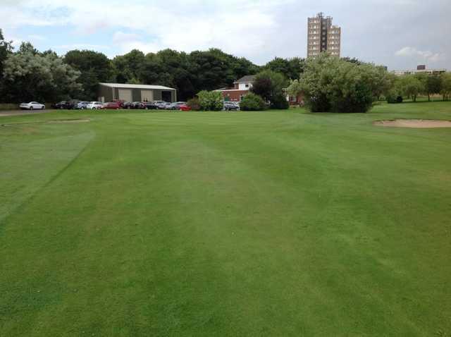 The 18th approach at Newcastle United Golf Club