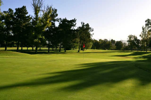 View of a green at Jurupa Hills Country Club