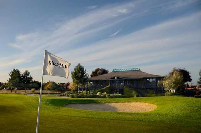 Exterior shot of the Kings Hill Golf Club clubhouse