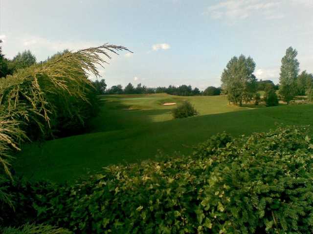 View showing the undulating course at Bury Golf Club 