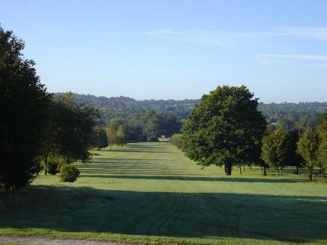 Tree lined fairway at Lindfield Golf Club