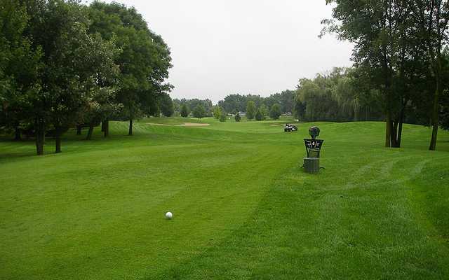 A view from tee #4 at Addison Links & Tees