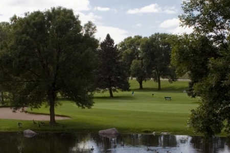 A view over the water from Cimarron Golf Course