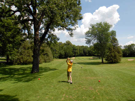 A view from a tee at Cleary Lake Golf Course (Threeriversparks)