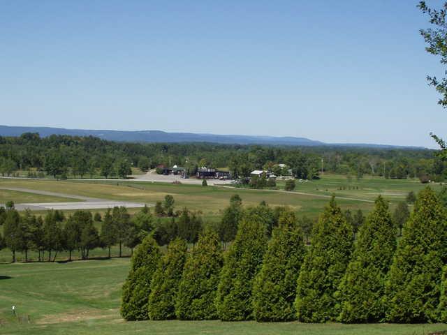 A view from Meadowgreens Golf Course