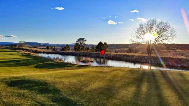 A view of the 8th hole at Plum Creek Golf & Country Club