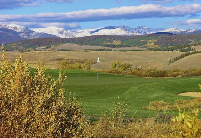 View of a green from Grand Elk Golf Course