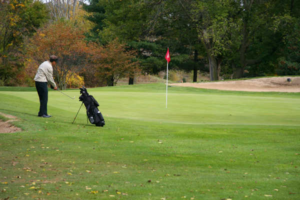 A view of a hole at Willow Metropark Golf Course