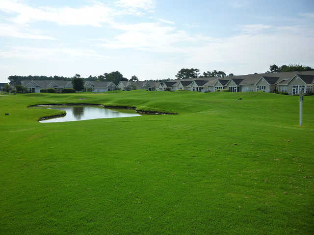 A view from Oak Island Par-3 Golf Course at South Harbour
