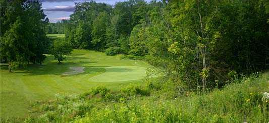 View from behind Indian Hills GC's 17th green