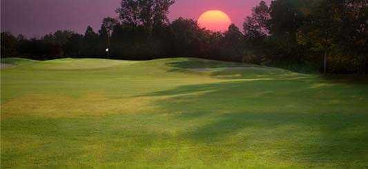 Sunset over Indian Hills' finishing hole