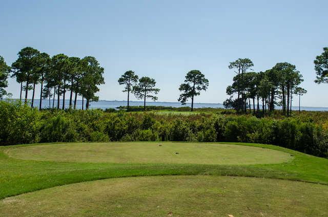 View from a tee at Bluewater Bay Resort