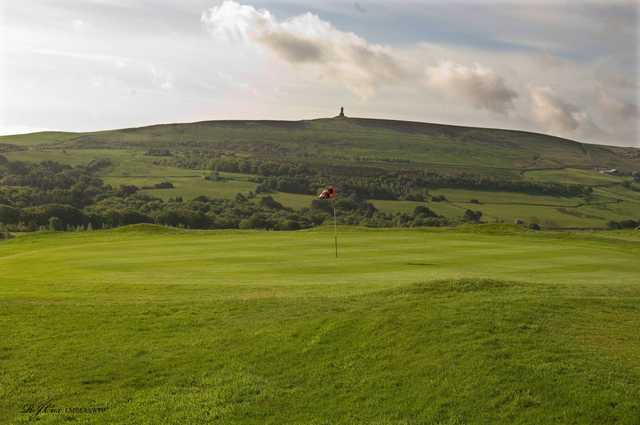 View of a green at Darwen Golf Club