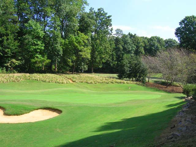 A view of the 12th hole at Reynolds Course from Tanglewood Golf Club