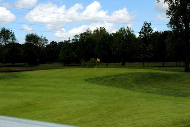 View of a green at Golden Hawk Golf Club