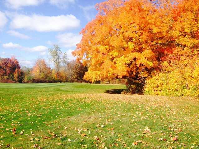 Autumn view at Marysville Golf Course