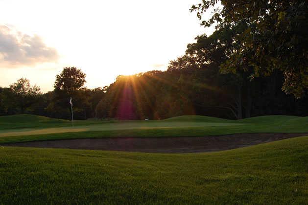 A view of a green at St. Charles Golf Club