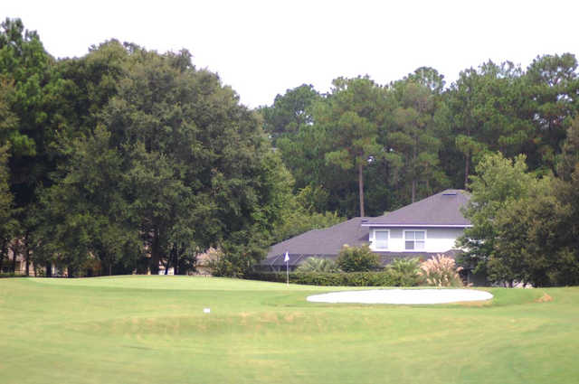 View of the 6th hole at Country Club of Orange Park.