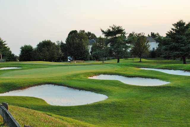A view of a hole at Walden Golf Club