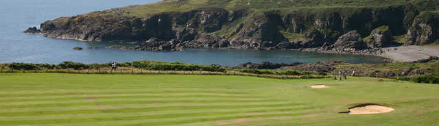 View of the 13th hole from the Dunskey Course at Portpatrick Dunskey Golf Club.