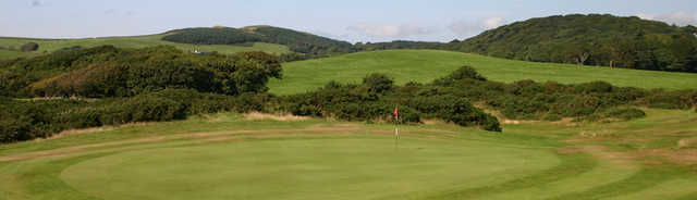 View of the 3rd hole from the Dunskey Course at Portpatrick Dunskey Golf Club.