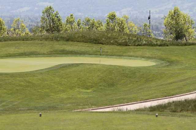 A view from a tee at Dublin Ranch Golf Course