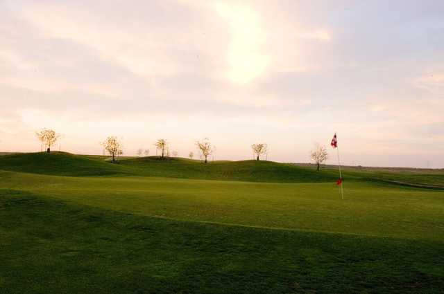 A view of a hole at Spring Valley Golf Course