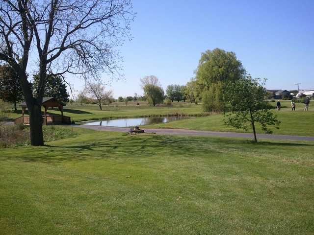 A sunny day view from Batavia Country Club