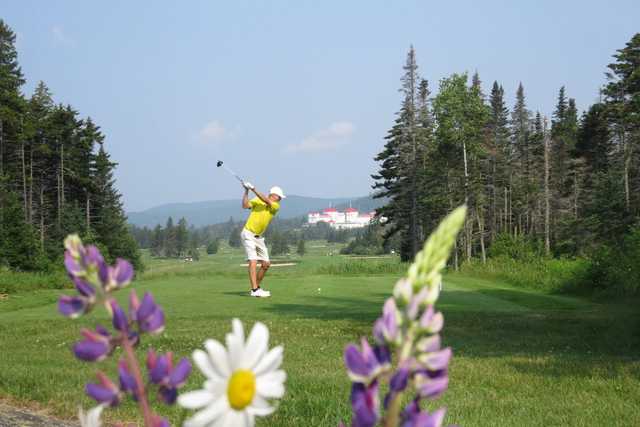 A view of a tee at Mount Washington Hotel & Resort