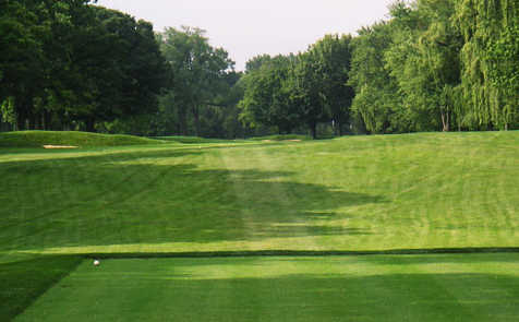 A view from a tee at Beverly Country Club