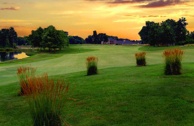 Sunset view from Far Oaks Golf Club