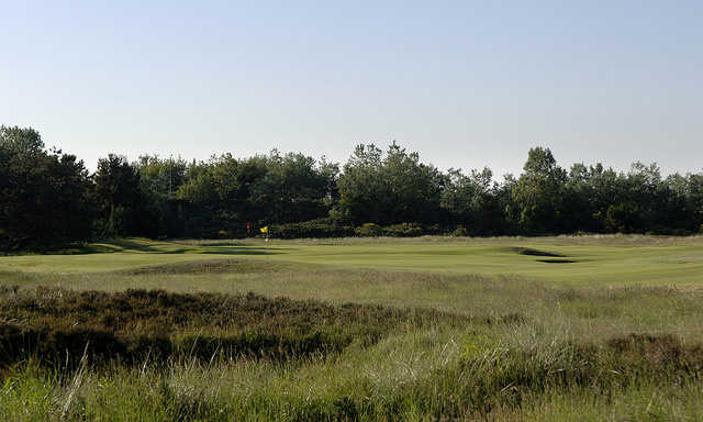 View of a green at Glasgow Gailes Golf Club