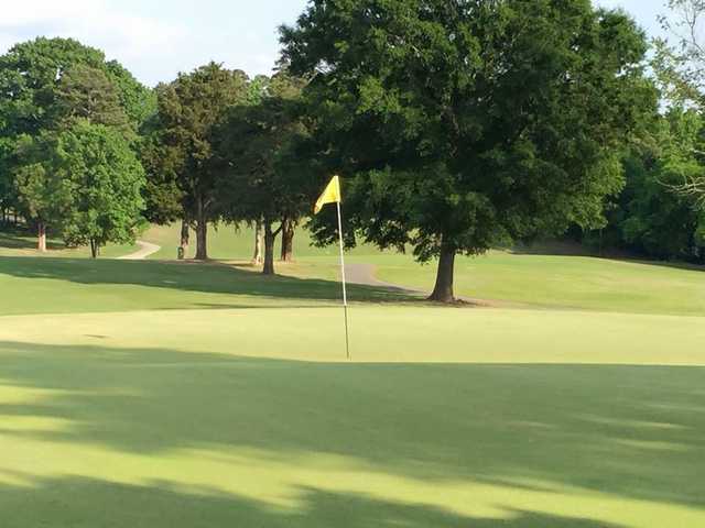 A view of the 7th hole at Monroe Country Club