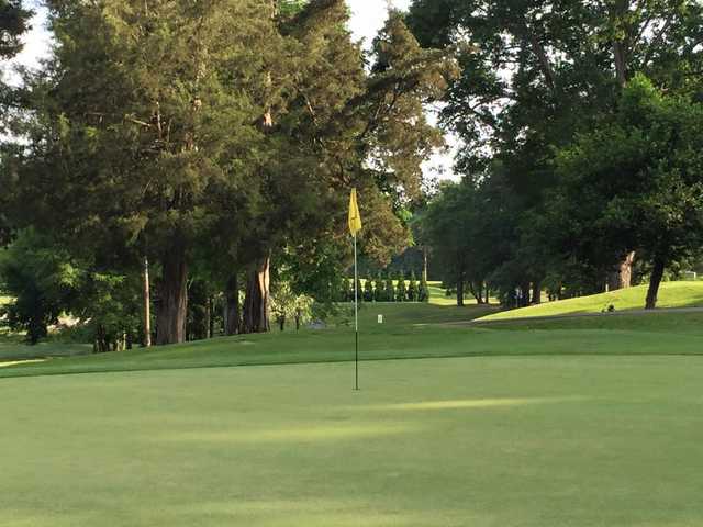 A view of hole #2 at Monroe Country Club