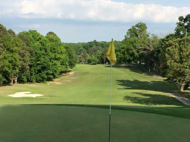 A view from the 4th green at Monroe Country Club