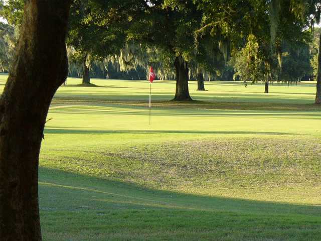A view of a hole at Palatka Golf Club