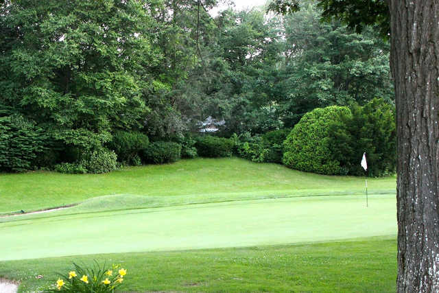 A view of a hole at Wyckoff Country Club