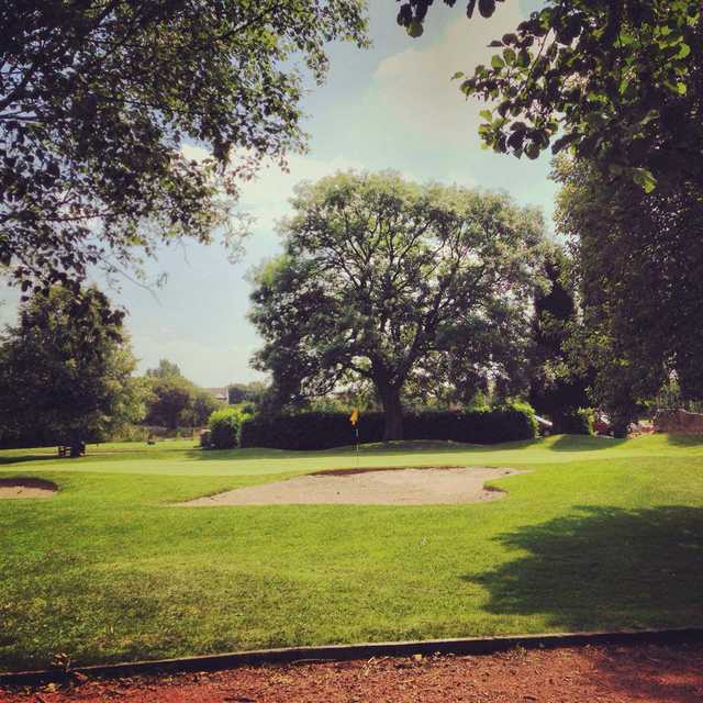 View from the 10th green at Denton Golf Club